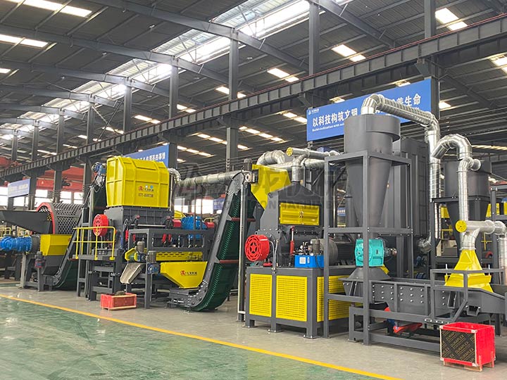 廢舊輪胎處理生產線